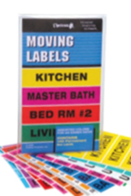 Household Moving Label Set